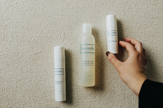 Aesthete Skin Studio Acne Bootcamp. Face Reality Face and Body Wash, Hydrabalance Hydrating Gel, Face Reality Facial Serum.